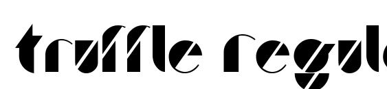 Truffle Regular font, free Truffle Regular font, preview Truffle Regular font