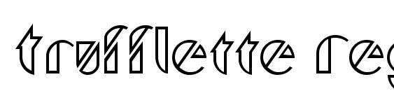 Trufflette Regular font, free Trufflette Regular font, preview Trufflette Regular font