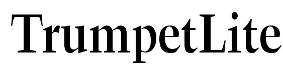 TrumpetLite Bold font, free TrumpetLite Bold font, preview TrumpetLite Bold font