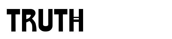 Truth Font