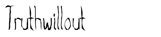 Truthwillout Font