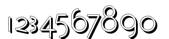 Tschicholdsshades Font, Number Fonts