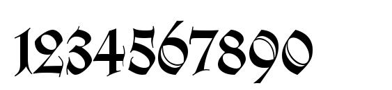 Tudor SSi Bold Font, Number Fonts