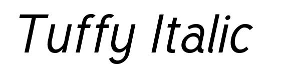 Tuffy Italic font, free Tuffy Italic font, preview Tuffy Italic font
