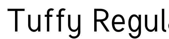 Tuffy Regular font, free Tuffy Regular font, preview Tuffy Regular font