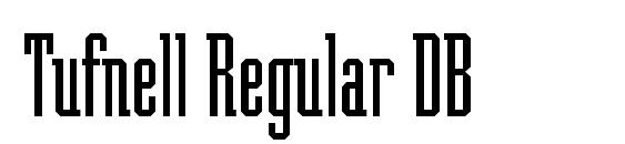Tufnell Regular DB font, free Tufnell Regular DB font, preview Tufnell Regular DB font