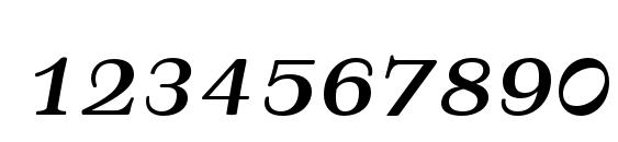 TusarSC Italic Font, Number Fonts