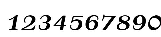 TusarTextSC Italic Font, Number Fonts