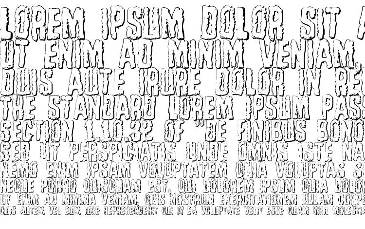 specimens Tussle Outline font, sample Tussle Outline font, an example of writing Tussle Outline font, review Tussle Outline font, preview Tussle Outline font, Tussle Outline font