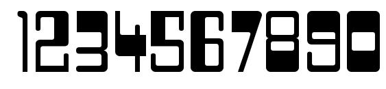 TwoFiftySixBytes Regular Font, Number Fonts