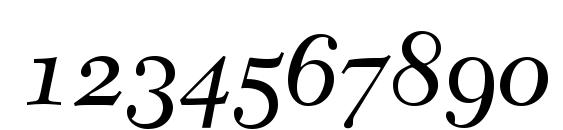 Tycoon OldStyle SSi Italic Old Style Figures Font, Number Fonts