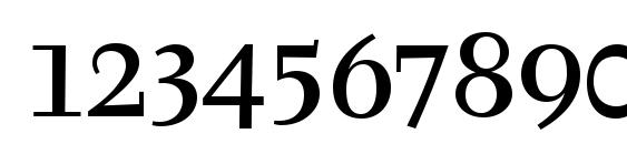 Tyfa ITC Medium Font, Number Fonts