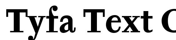 Tyfa Text OT Bold Font