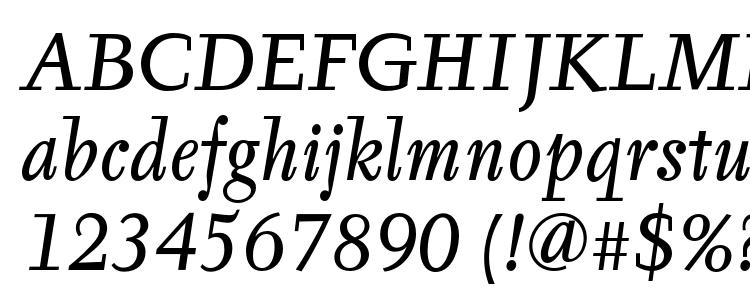 глифы шрифта Tyfa Text OT Italic, символы шрифта Tyfa Text OT Italic, символьная карта шрифта Tyfa Text OT Italic, предварительный просмотр шрифта Tyfa Text OT Italic, алфавит шрифта Tyfa Text OT Italic, шрифт Tyfa Text OT Italic
