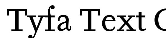 Tyfa Text OT Font