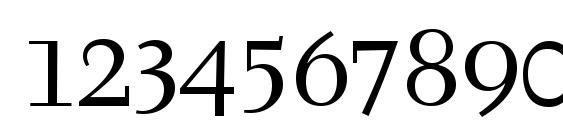 TyfaITC TT Font, Number Fonts
