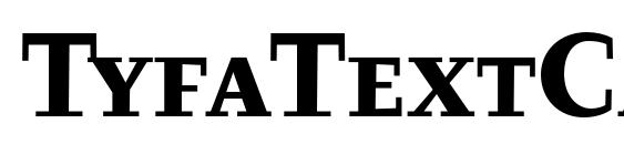 TyfaTextCaps Bold Font