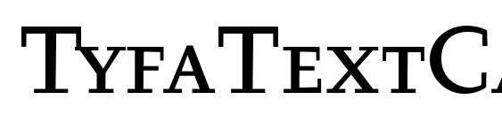 TyfaTextCaps Font
