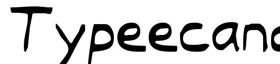 шрифт Typeecanoe Light, бесплатный шрифт Typeecanoe Light, предварительный просмотр шрифта Typeecanoe Light