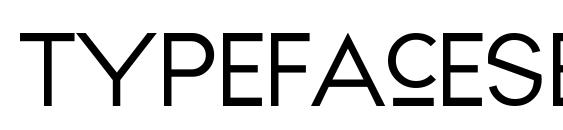 TypefaceSeven Font
