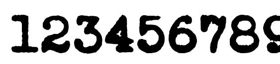 TypekaBoldA Font, Number Fonts