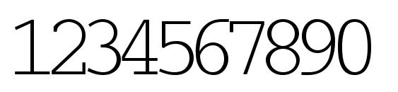 TypeWriter Normal Font, Number Fonts