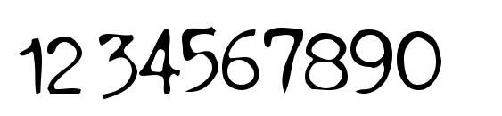 Typewriter oldstyle Font, Number Fonts