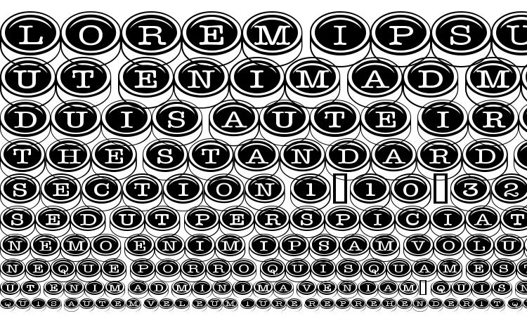 specimens TypewriterKeys font, sample TypewriterKeys font, an example of writing TypewriterKeys font, review TypewriterKeys font, preview TypewriterKeys font, TypewriterKeys font