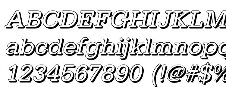 glyphs TypewriterSh Italic font, сharacters TypewriterSh Italic font, symbols TypewriterSh Italic font, character map TypewriterSh Italic font, preview TypewriterSh Italic font, abc TypewriterSh Italic font, TypewriterSh Italic font