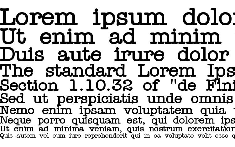 specimens Typist Bold font, sample Typist Bold font, an example of writing Typist Bold font, review Typist Bold font, preview Typist Bold font, Typist Bold font