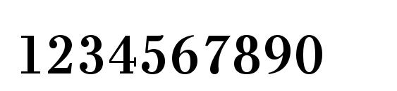 Typo Roman ATT Font, Number Fonts