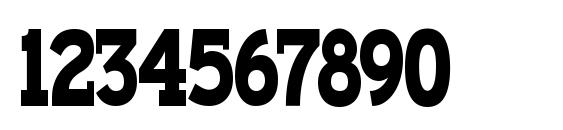 Typodermic Regular Font, Number Fonts