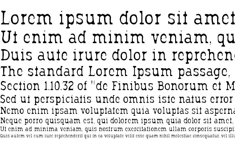 specimens TypodermicGaunt font, sample TypodermicGaunt font, an example of writing TypodermicGaunt font, review TypodermicGaunt font, preview TypodermicGaunt font, TypodermicGaunt font
