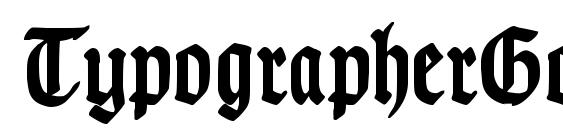 шрифт TypographerGotisch Schmal Bold, бесплатный шрифт TypographerGotisch Schmal Bold, предварительный просмотр шрифта TypographerGotisch Schmal Bold
