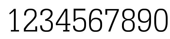 Typoslabserif light Font, Number Fonts