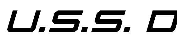 Шрифт U.S.S. Dallas Light Italic