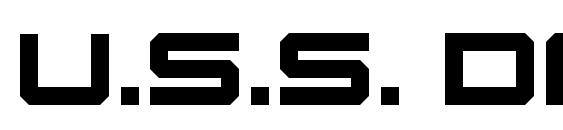шрифт U.S.S. Dallas, бесплатный шрифт U.S.S. Dallas, предварительный просмотр шрифта U.S.S. Dallas