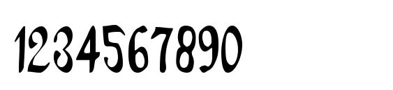 Uberhölme condensed Font, Number Fonts