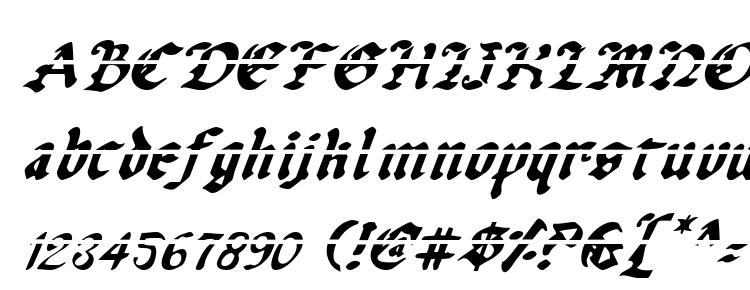 glyphs Uberhölme lazar italic font, сharacters Uberhölme lazar italic font, symbols Uberhölme lazar italic font, character map Uberhölme lazar italic font, preview Uberhölme lazar italic font, abc Uberhölme lazar italic font, Uberhölme lazar italic font