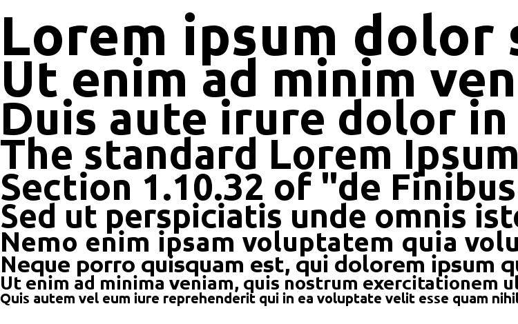 specimens Ubuntu Bold font, sample Ubuntu Bold font, an example of writing Ubuntu Bold font, review Ubuntu Bold font, preview Ubuntu Bold font, Ubuntu Bold font