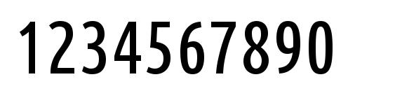 Ubuntu Condensed Font, Number Fonts