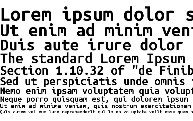 образцы шрифта Ubuntu Mono Bold, образец шрифта Ubuntu Mono Bold, пример написания шрифта Ubuntu Mono Bold, просмотр шрифта Ubuntu Mono Bold, предосмотр шрифта Ubuntu Mono Bold, шрифт Ubuntu Mono Bold