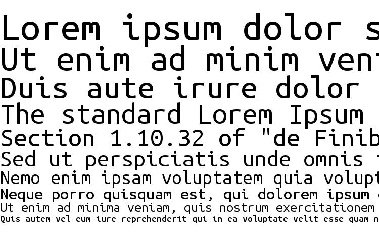 specimens Ubuntu Mono font, sample Ubuntu Mono font, an example of writing Ubuntu Mono font, review Ubuntu Mono font, preview Ubuntu Mono font, Ubuntu Mono font