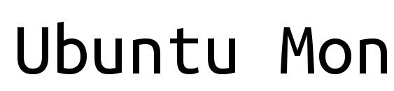 Шрифт Ubuntu Mono