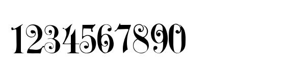 Uechi Gothic Medium Font, Number Fonts