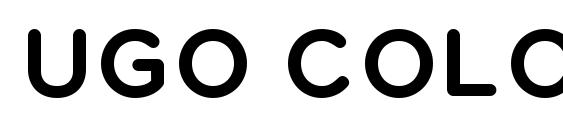 шрифт UGO COLOR, бесплатный шрифт UGO COLOR, предварительный просмотр шрифта UGO COLOR