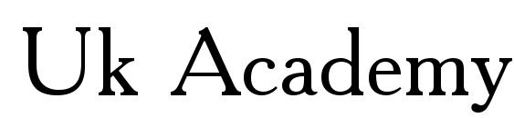 Uk Academy Font