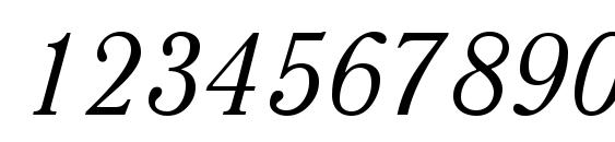 Uk Antique Italic Font, Number Fonts