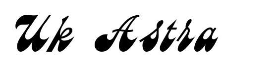 Uk Astra font, free Uk Astra font, preview Uk Astra font