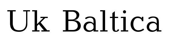 Uk Baltica font, free Uk Baltica font, preview Uk Baltica font